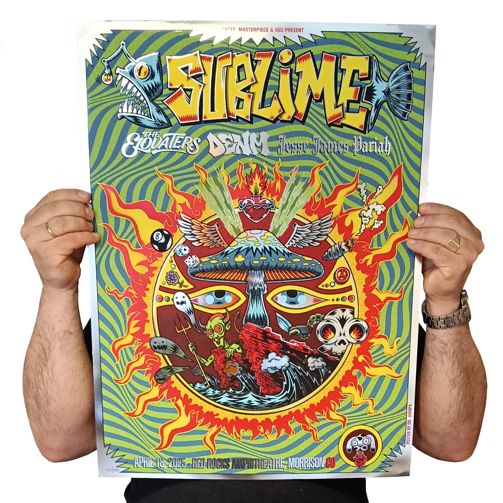Sublime at Red Rocks, Denver CO 2025 (Regular and Foil) | Doctor